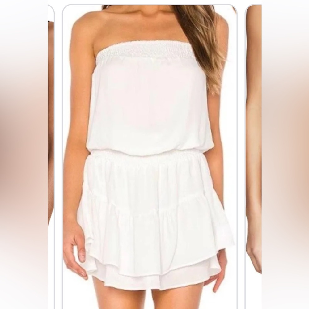 White Strapless Dress